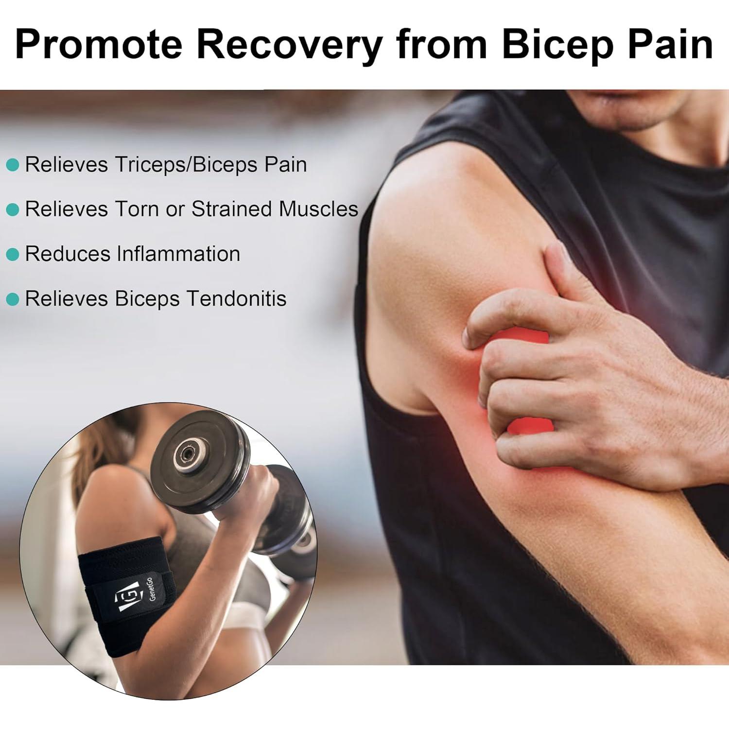 Faja de Compresión GenetGo para Bíceps - Extra Grande