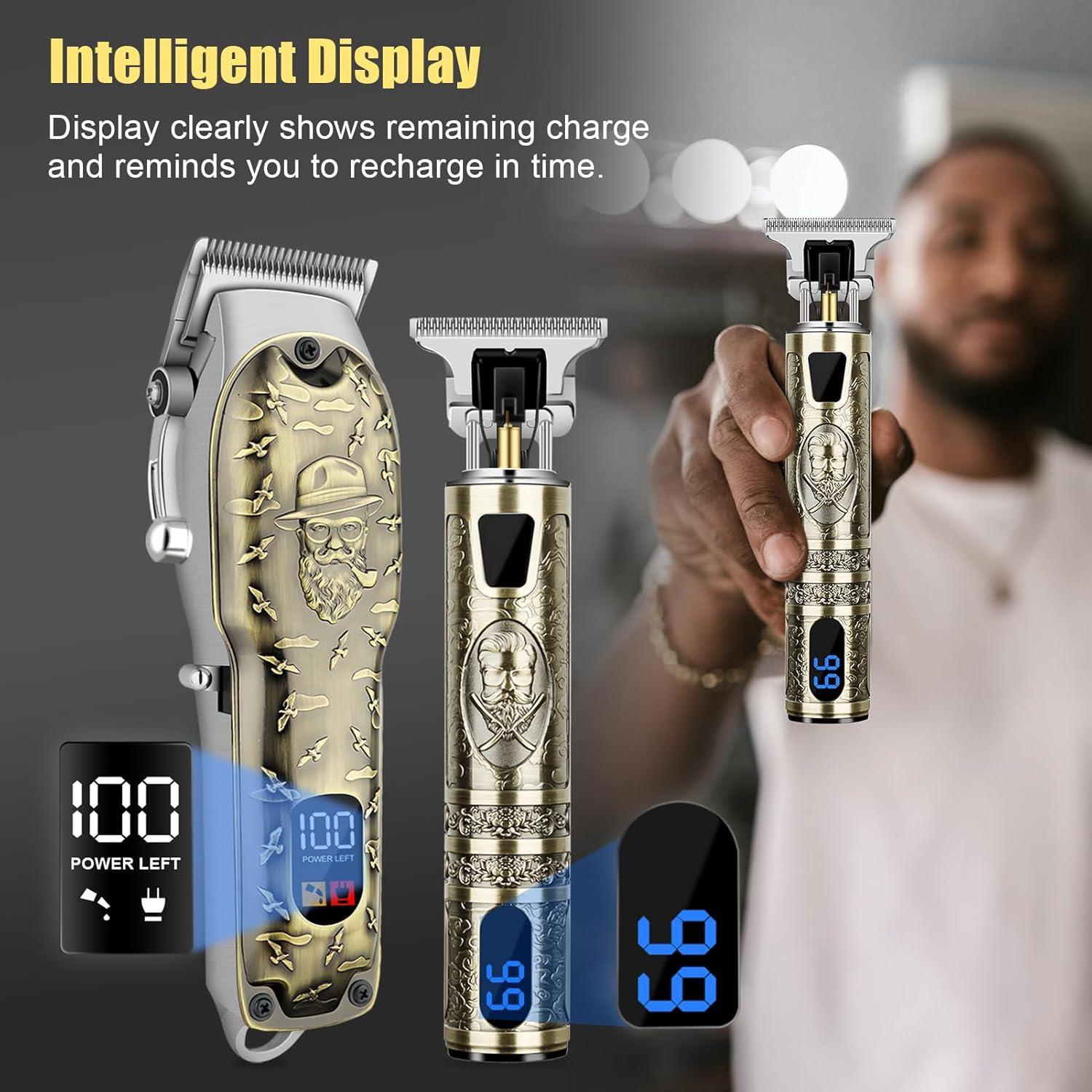 Cortapelos Profesional LQT Kit Aseo Hombre 4 Peines