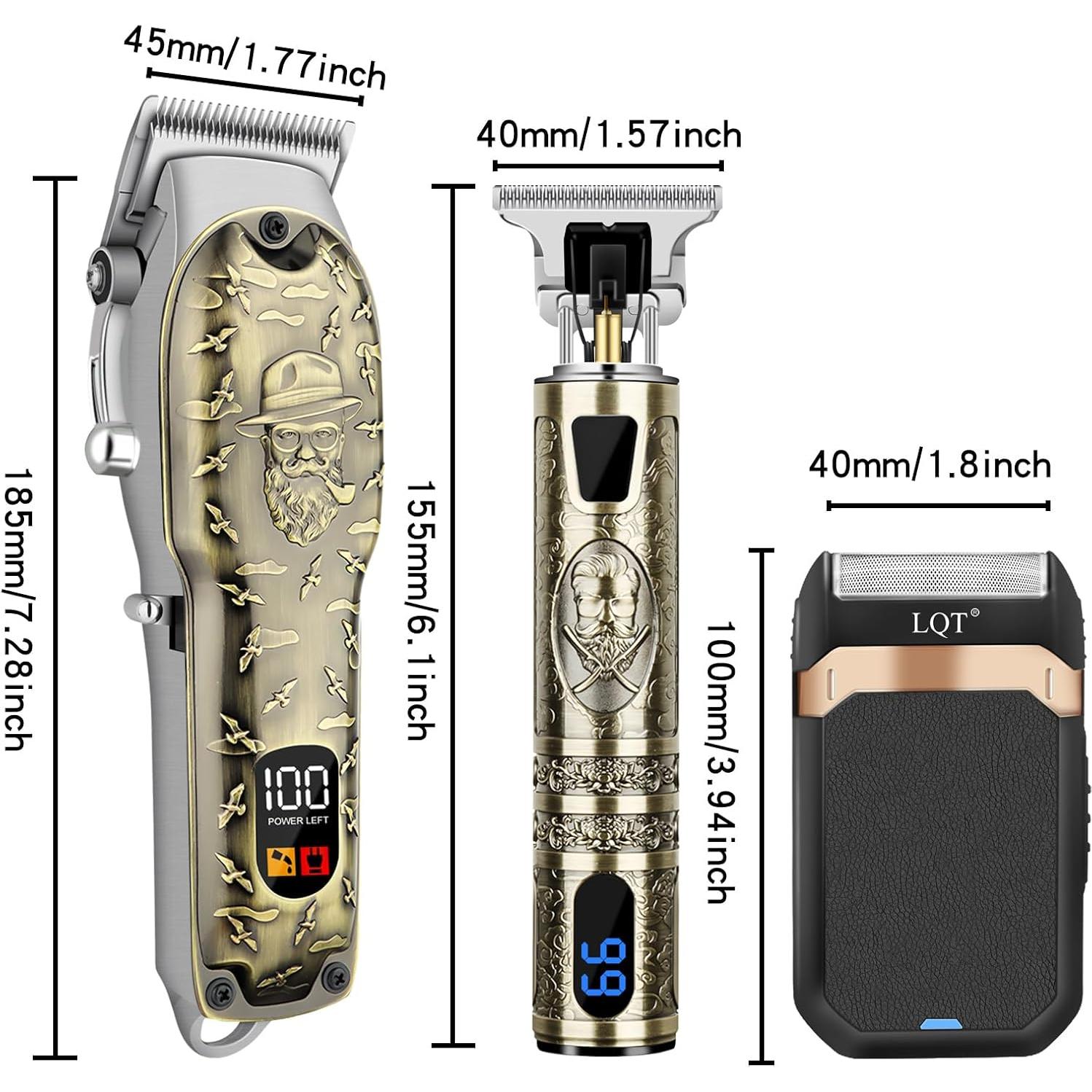 Cortapelos Profesional LQT Kit Aseo Hombre 4 Peines