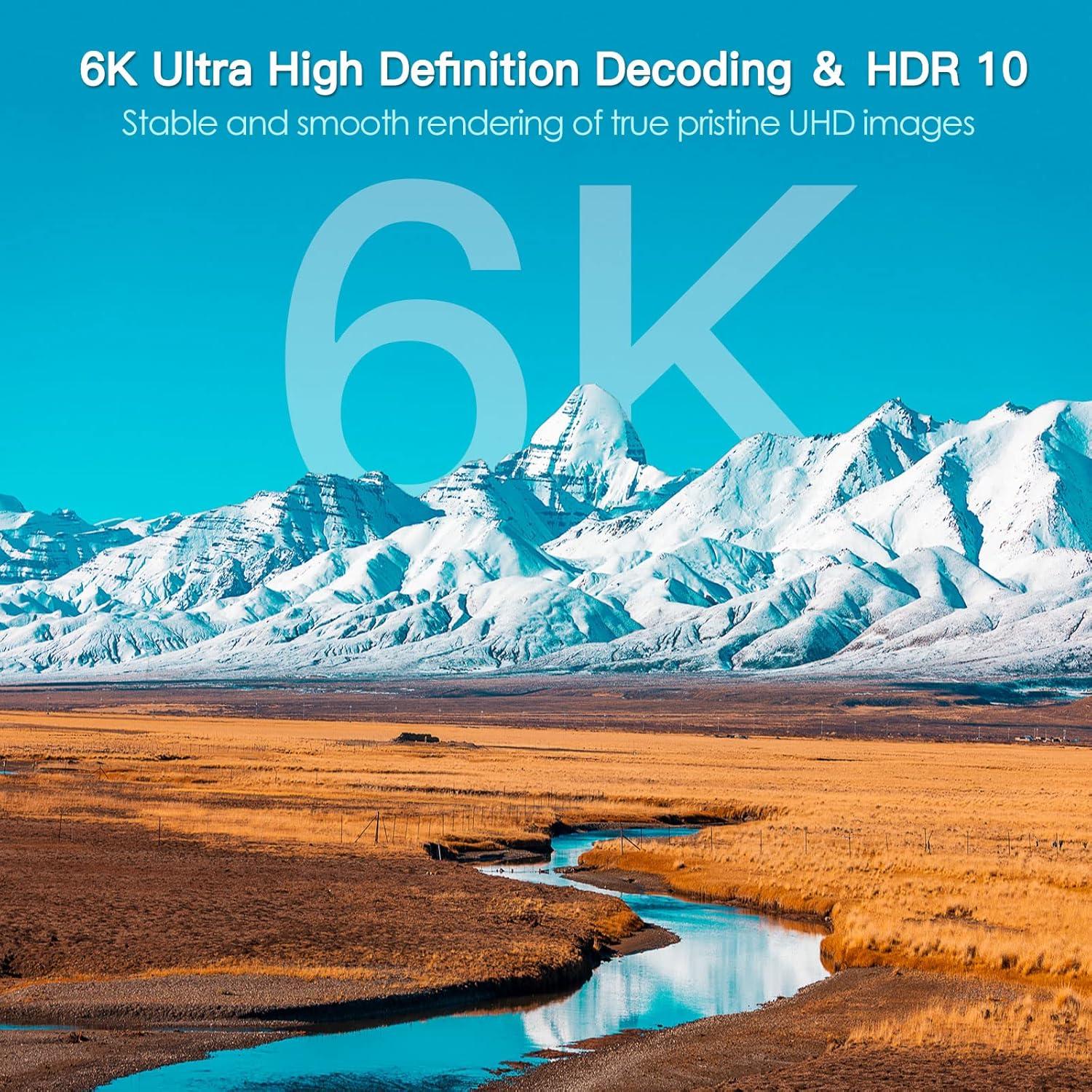 Android TV Box EASYTONE H618 12.0 4GB 64GB 6K con Teclado