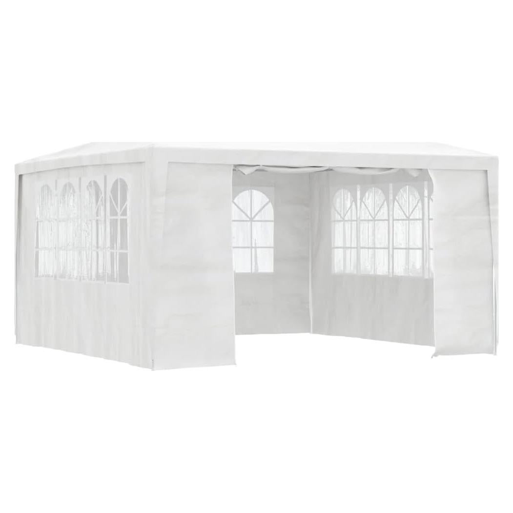 Carpa Profesional GROSERY 4x4m Blanca con Paredes Laterales