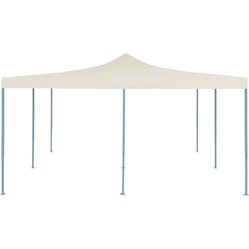 Folding Gazebo 196.9"x196.9" Cream，Canopy Tent Outdoor Party Wedding Tent, Waterproof Camping Gazebo Storage Shed Gazebo Caters Picnic BBQ Event Party Tent