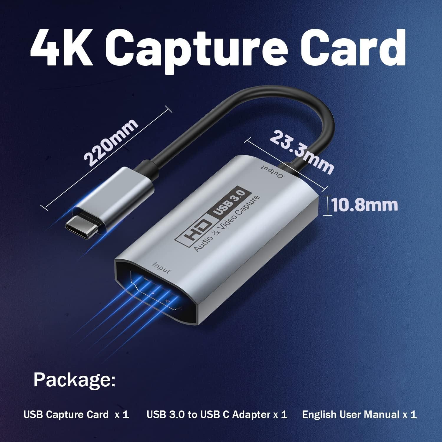 Tarjeta de Captura Guermok GVC-HDMI-USB3 4K 1080P 60FPS