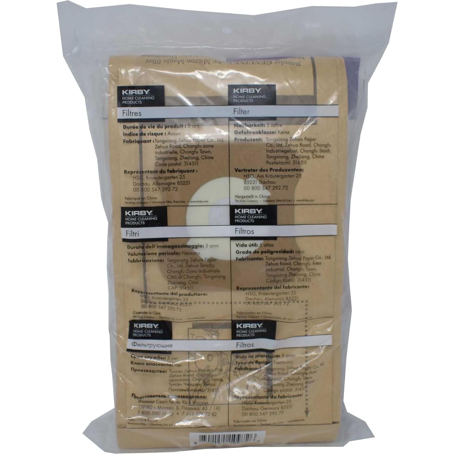 Bolsas de Aspiradora Kirby G4 G5 G6 - Filtro HEPA 9 Piezas