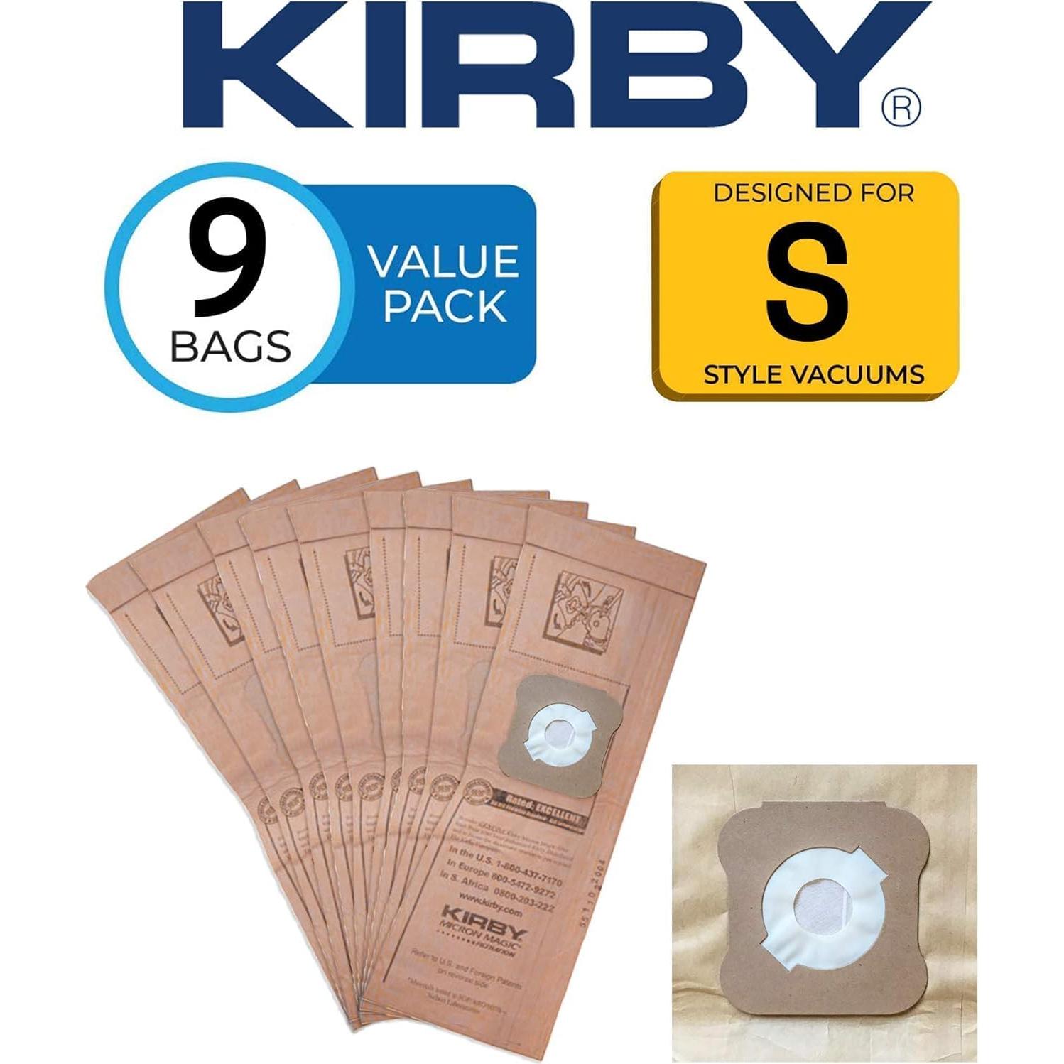 Bolsas de Aspiradora Kirby G4 G5 G6 - Filtro HEPA 9 Piezas