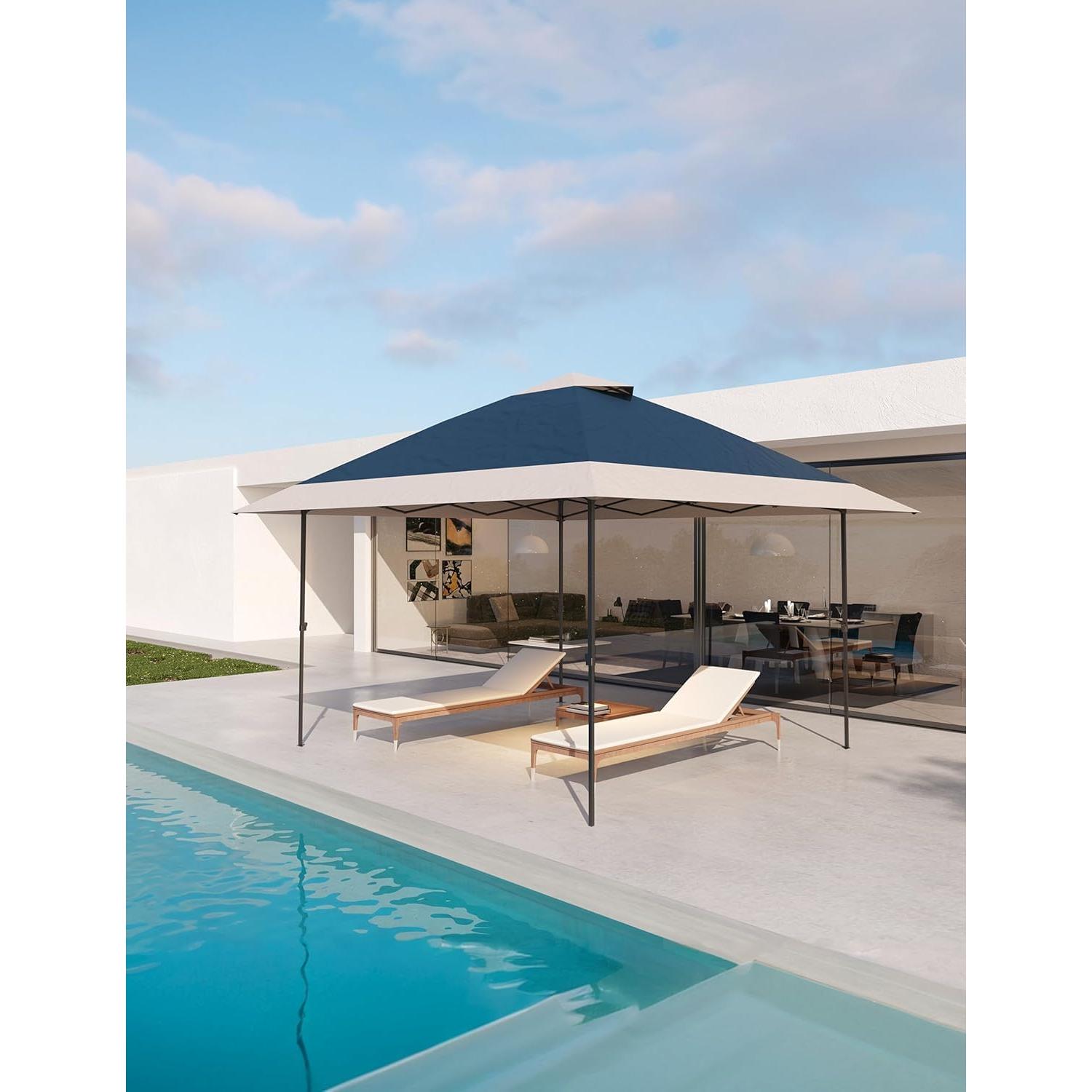 Dosel pop-up FinerFurnis 3.96x3.96m impermeable UV