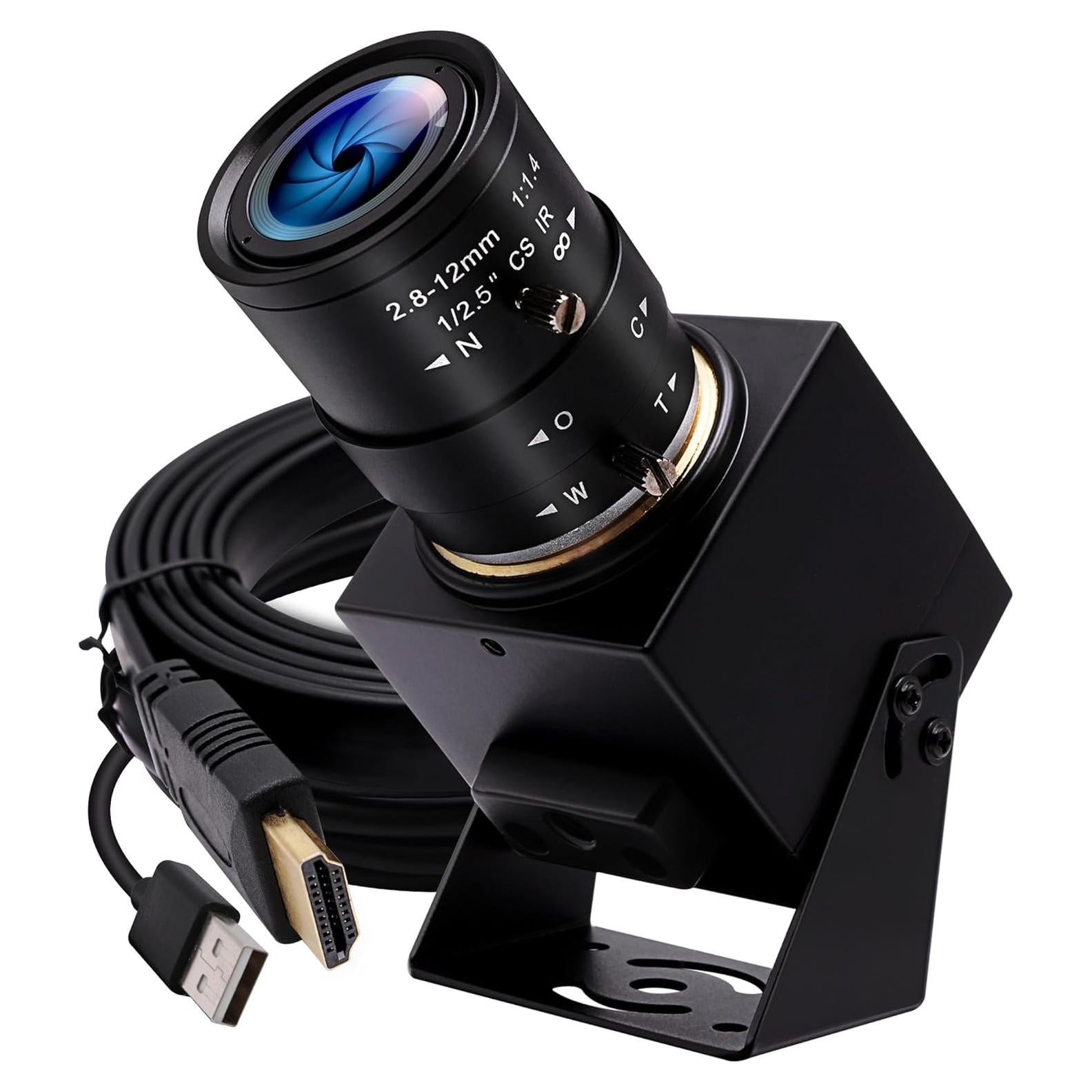 Cámara IFWATER USB 4K 30FPS con Zoom Óptico 4X