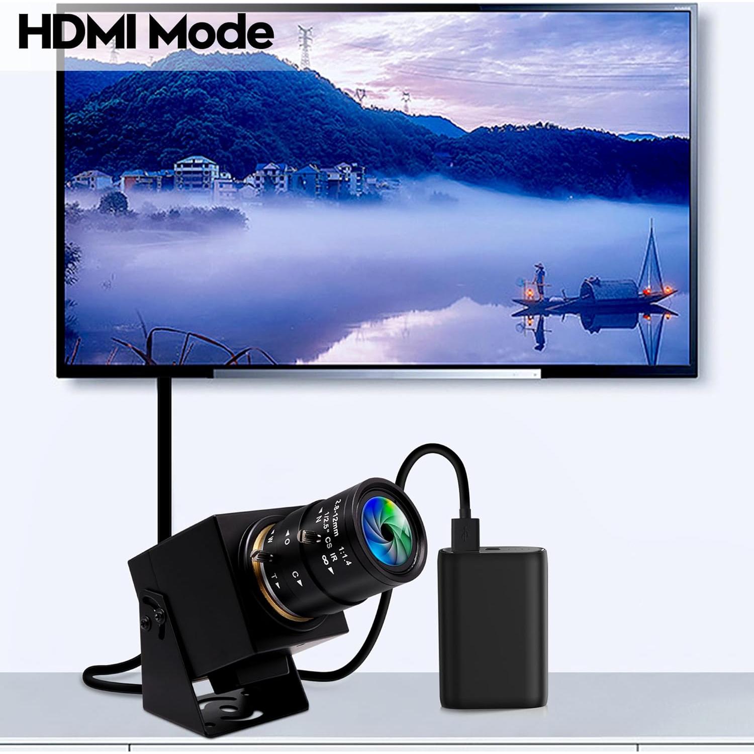 Cámara IFWATER USB 4K 30FPS con Zoom Óptico 4X