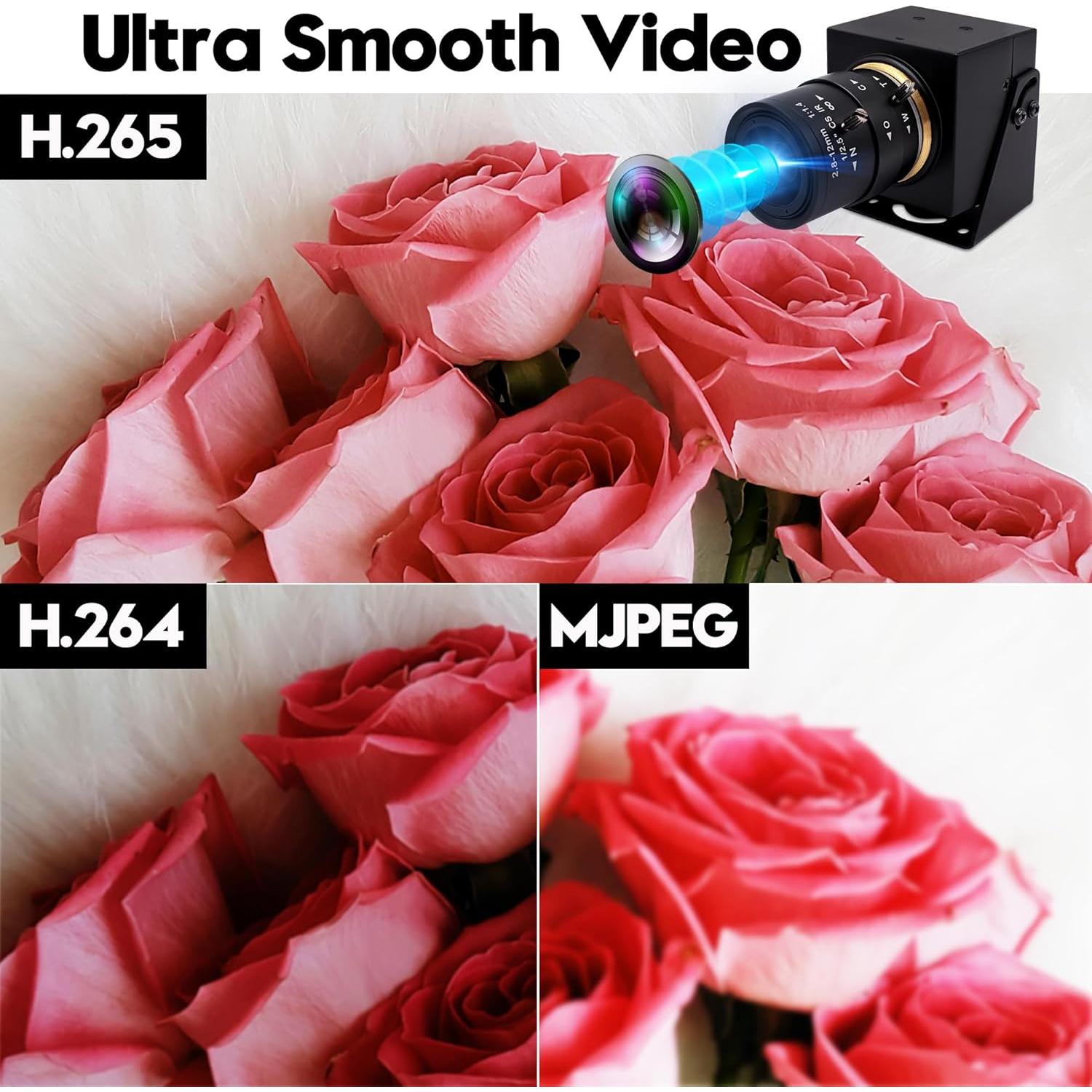 Cámara IFWATER USB 4K 30FPS con Zoom Óptico 4X