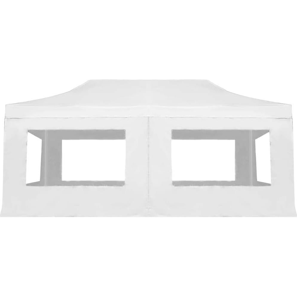 Carpa de Fiesta Plegable Dyncan 6x3m Impermeable Blanca