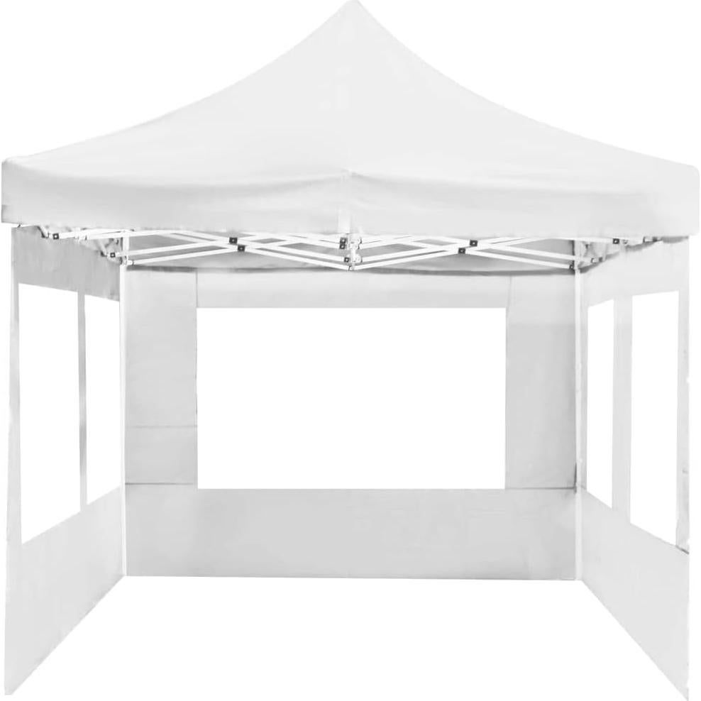 Carpa de Fiesta Plegable Dyncan 6x3m Impermeable Blanca