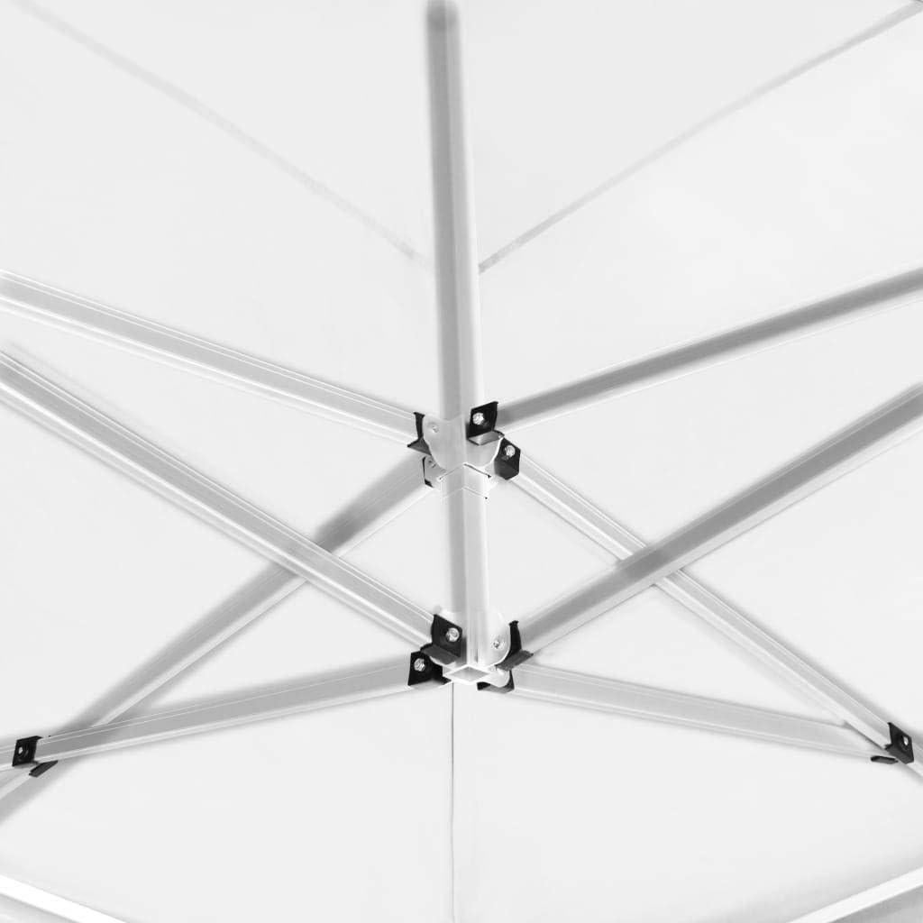 Carpa de Fiesta Plegable Dyncan 6x3m Impermeable Blanca