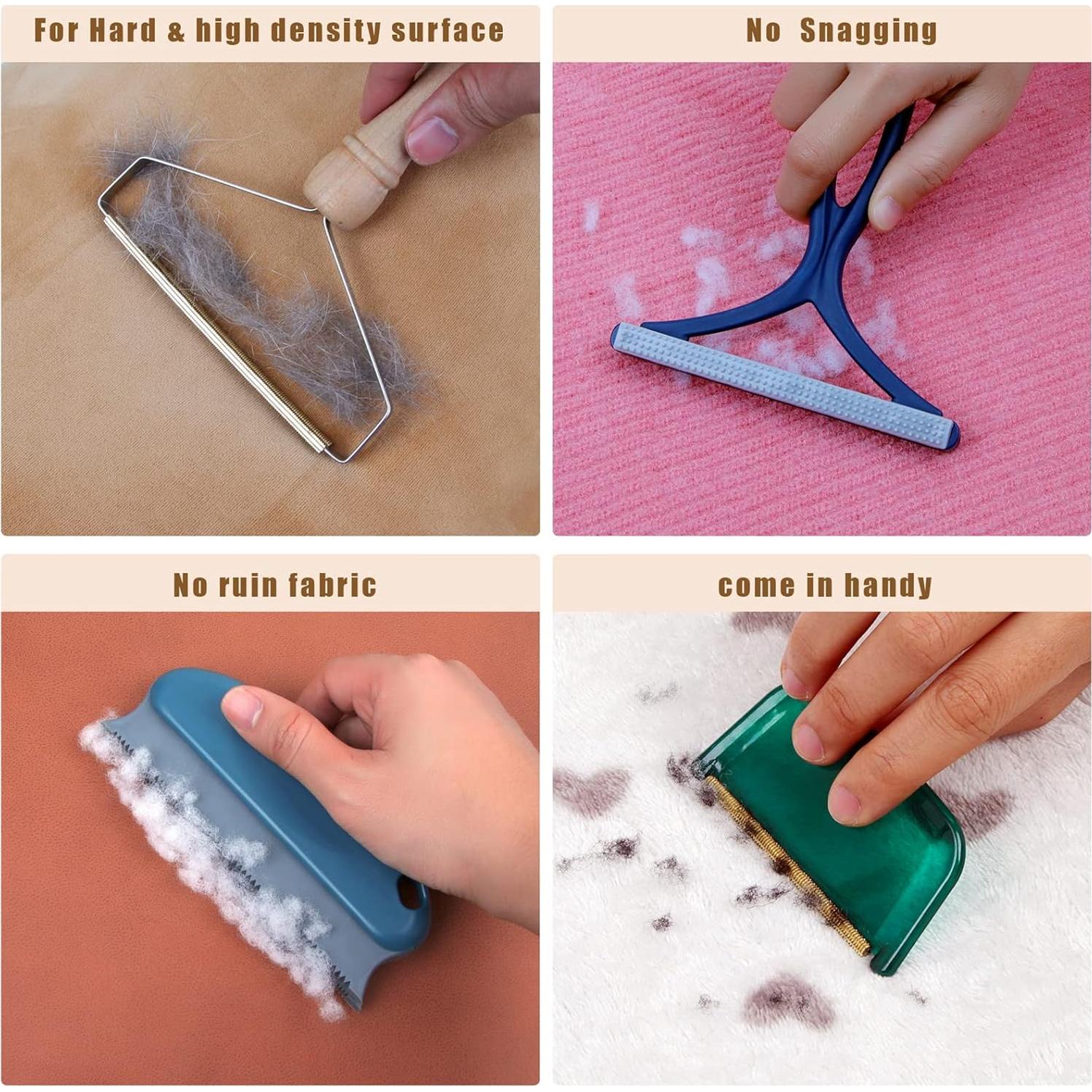 Removedor de Pelo de Mascota AXLUNAR - Paquete de 4 Herramientas