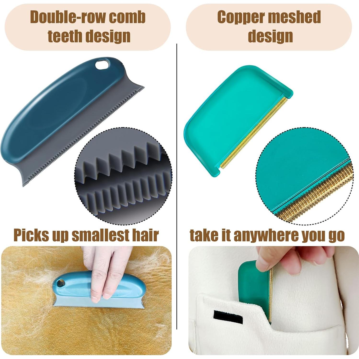 Removedor de Pelo de Mascota AXLUNAR - Paquete de 4 Herramientas