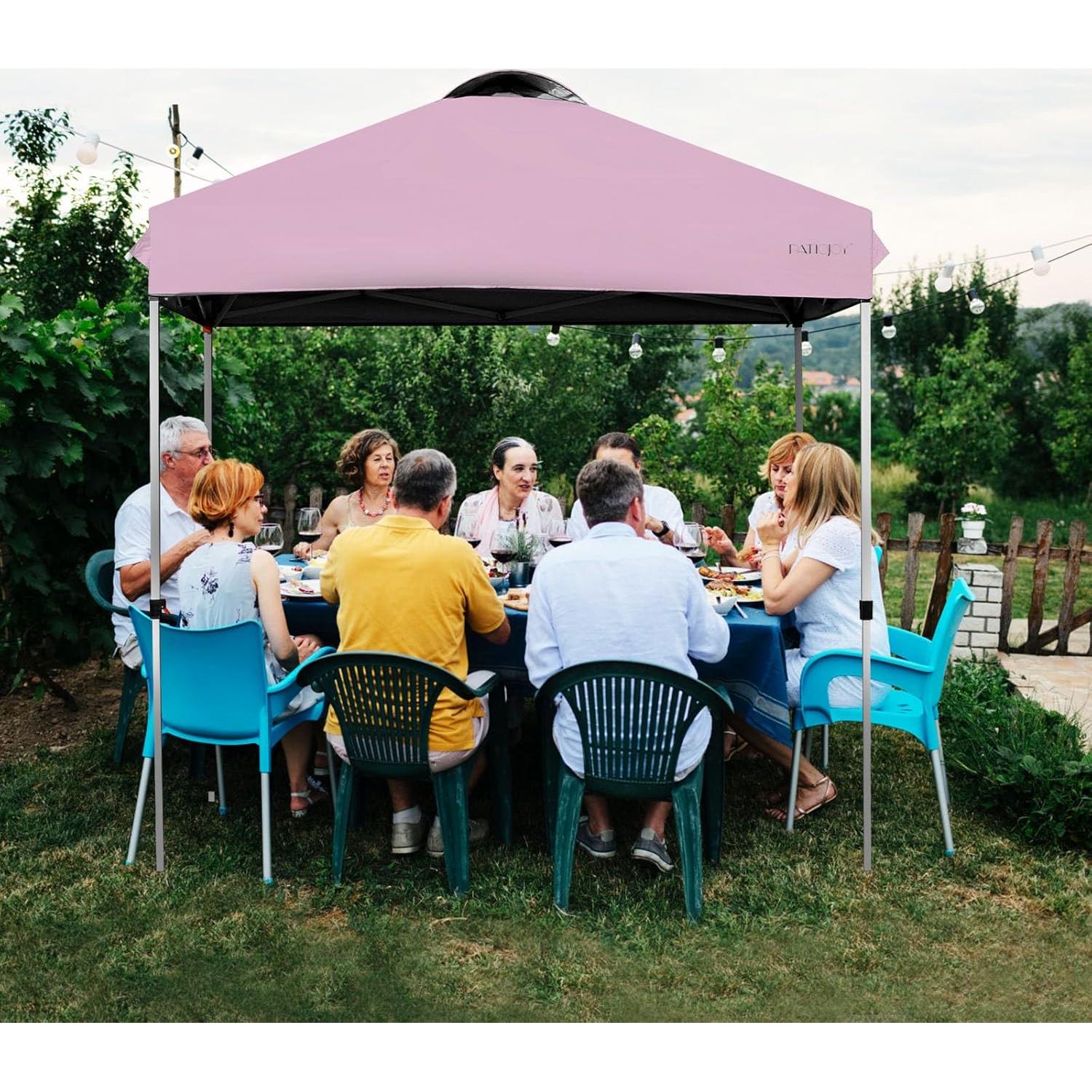 Carpa Plegable LDAILY 2x2m con Altura Ajustable y Accesorios