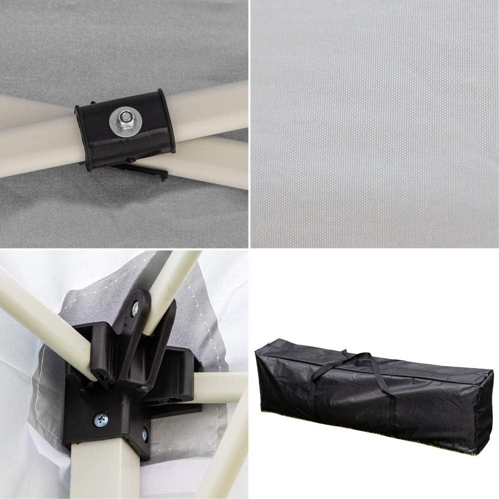 Toldo Gazebo Plegable YYAO 3x6m Impermeable Altura Ajustable