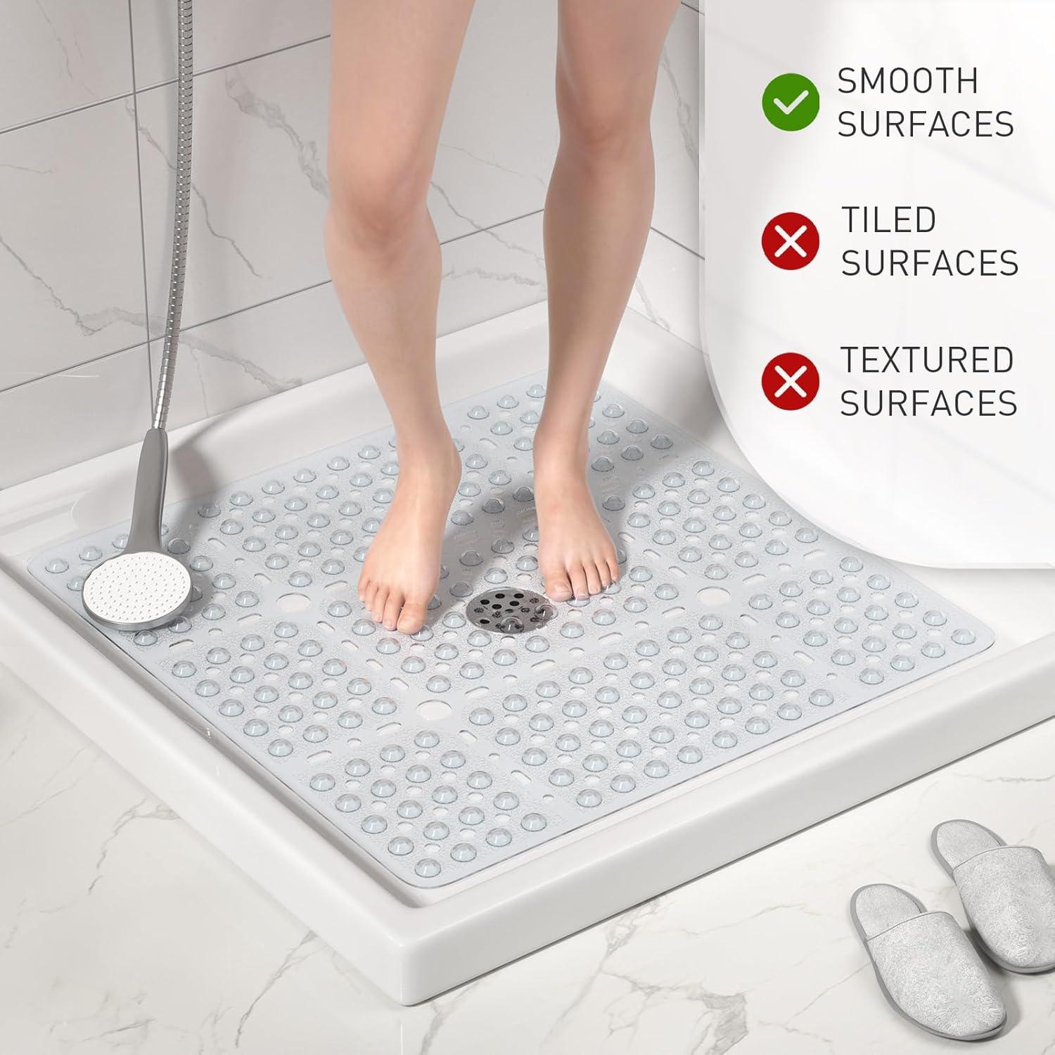 Alfombrilla de Ducha Antideslizante XIYUNTE 68.58x68.58cm PVC