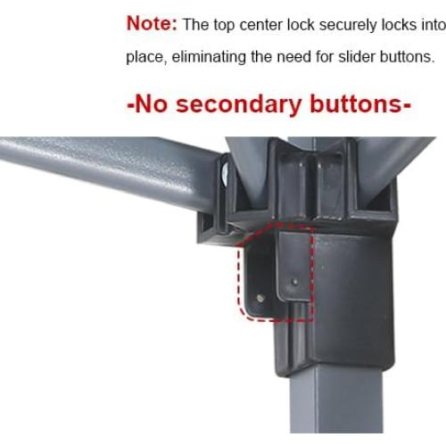 Carpa Plegable MASTERCANOPY 3x3m Blanca con Paredes Laterales