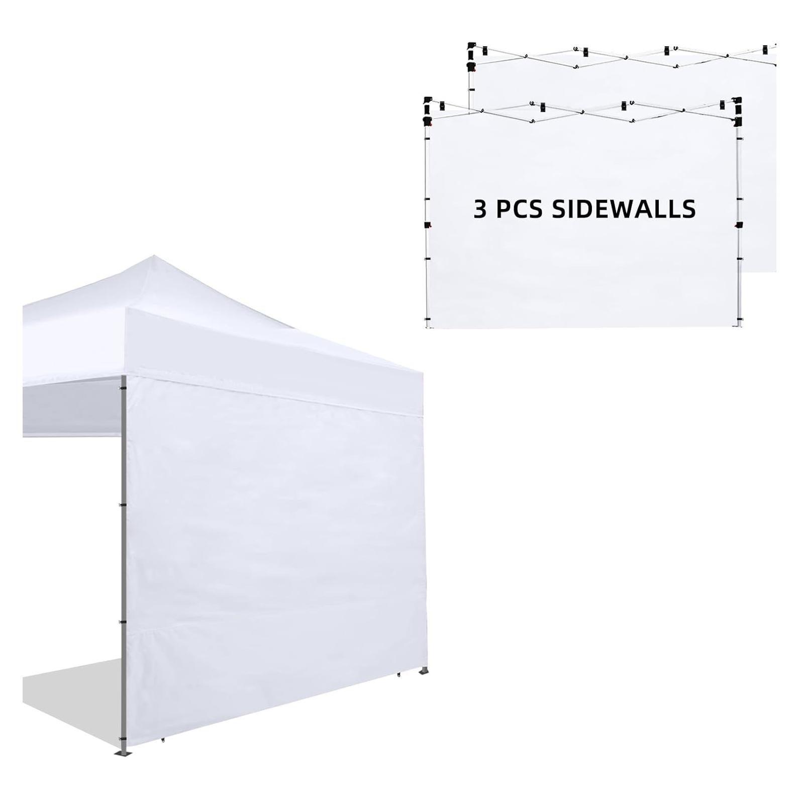 Paredes Laterales de Carpa Joramoy 3 PCS Impermeables 185x300 cm
