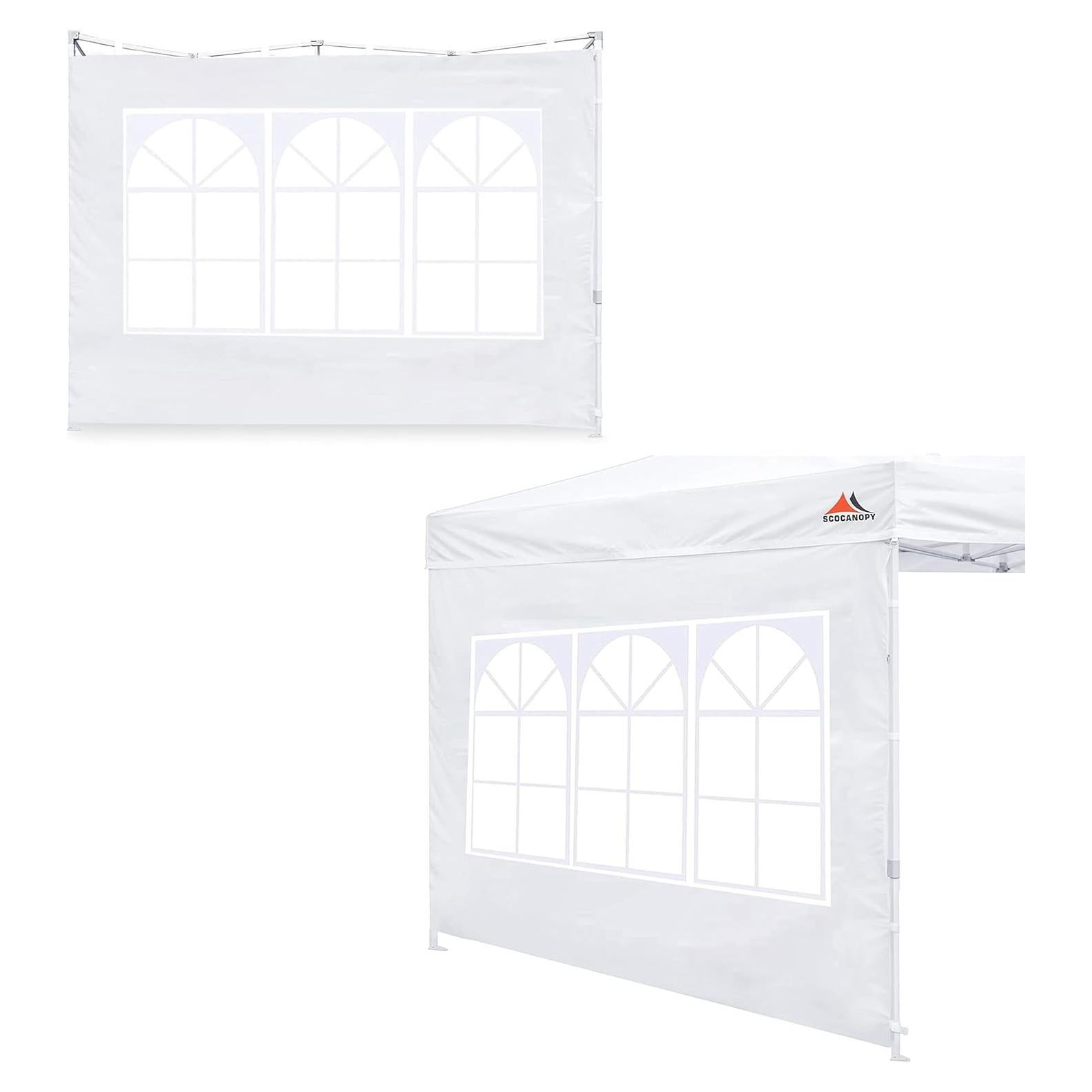Pared Lateral con Ventana SCOCANOPY 2 Pcs 300D Impermeable 10x10