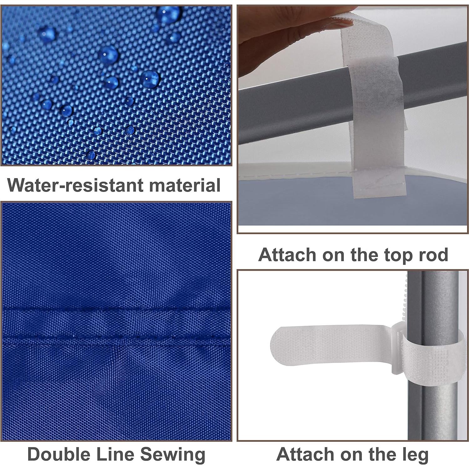 Pared Lateral MASTERCANOPY para Carpa 3x3m Azul Resistente