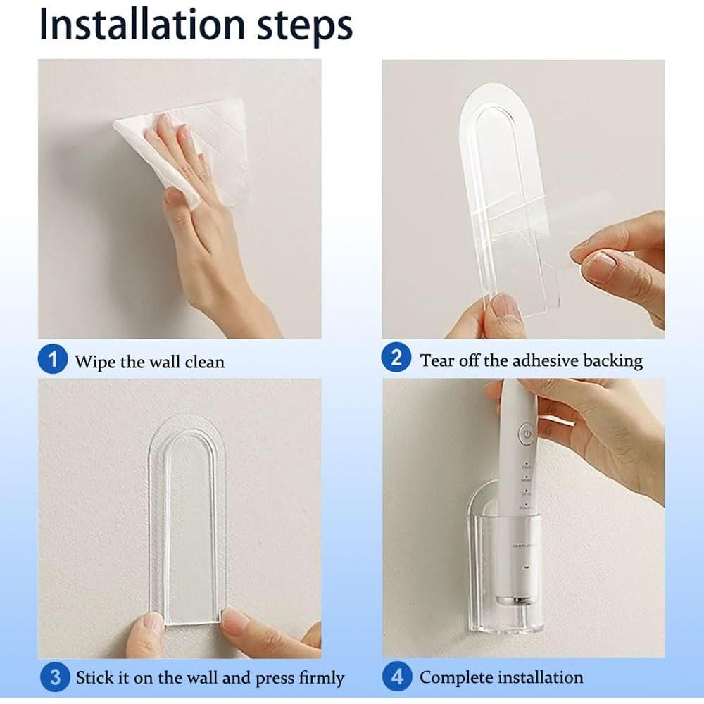 Soporte de Cepillo de Dientes Kgtee Montado en Pared 2Pack