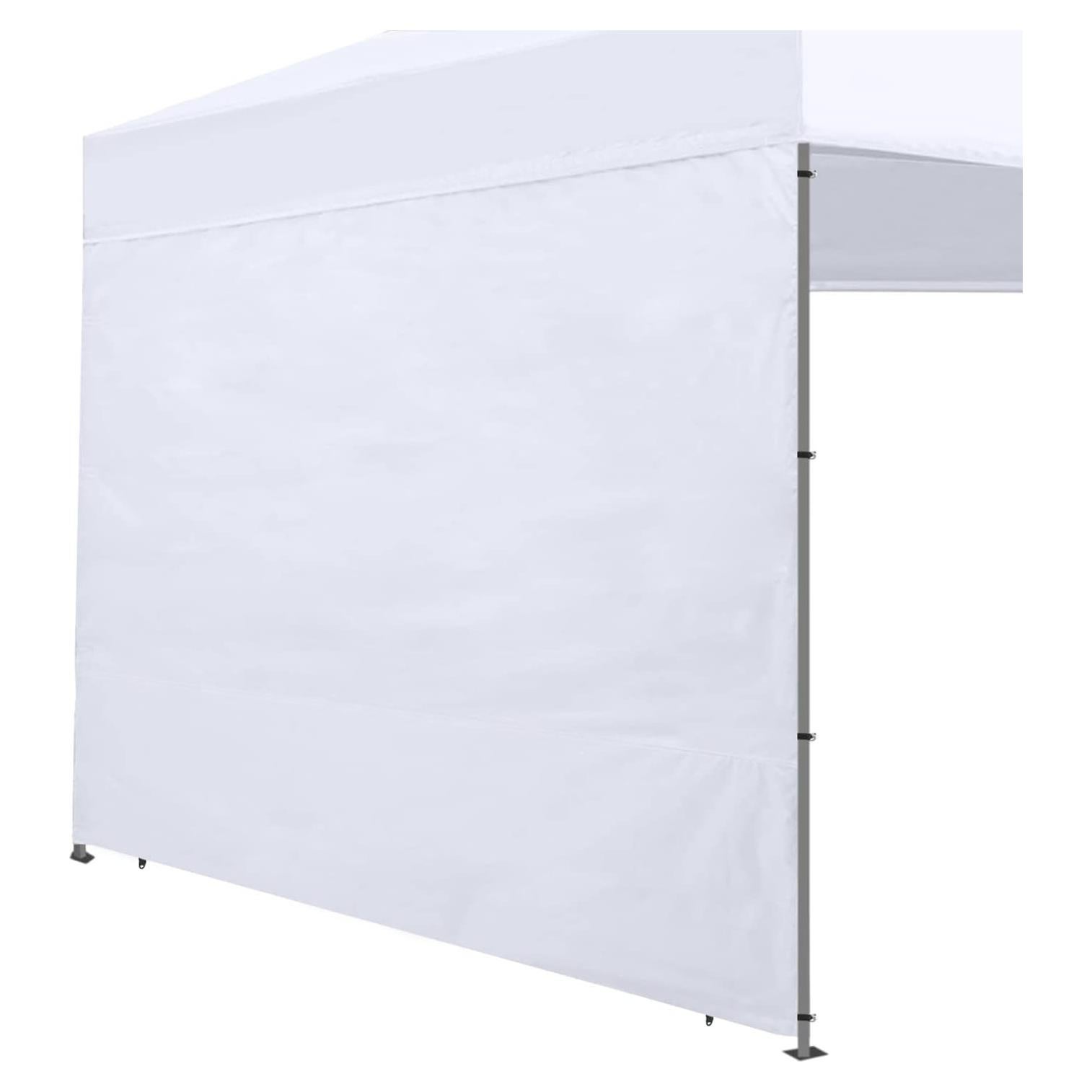 Pared Lateral Carpa Canopy Joramoy 12x12 Blanco Impermeable