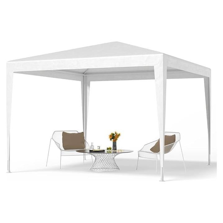 Carpa de Fiesta Genérica 3x3m Blanca Impermeable para Eventos