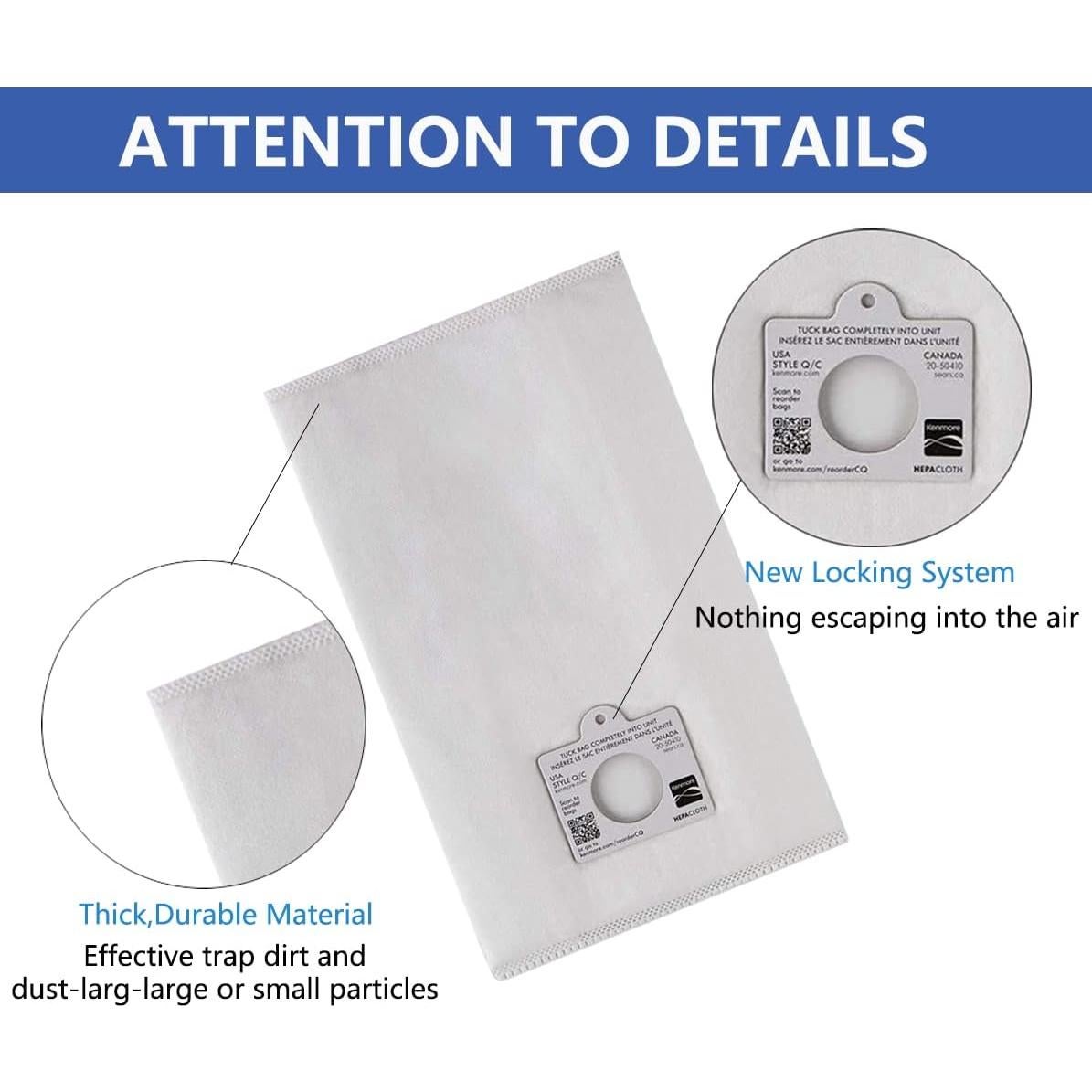 Bolsas de Vacío HEPA Youmeichuang Tipo Q - C 6 Pzas