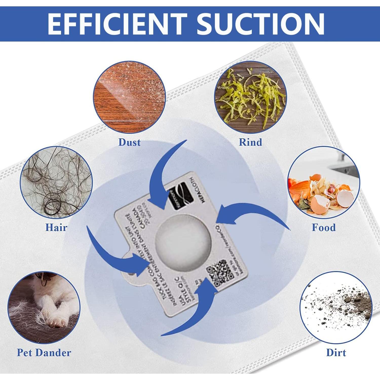 Bolsas de Vacío HEPA Youmeichuang Tipo Q - C 6 Pzas