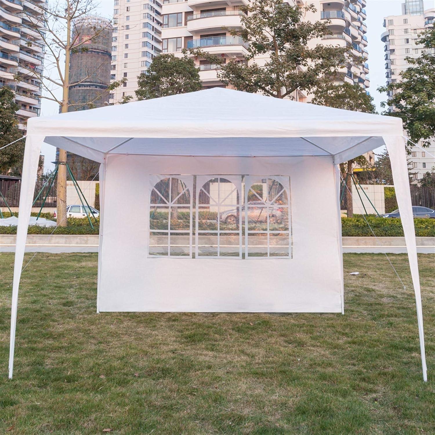 Carpa 3x3m ACLULION Blanca con 4 Paredes para Eventos