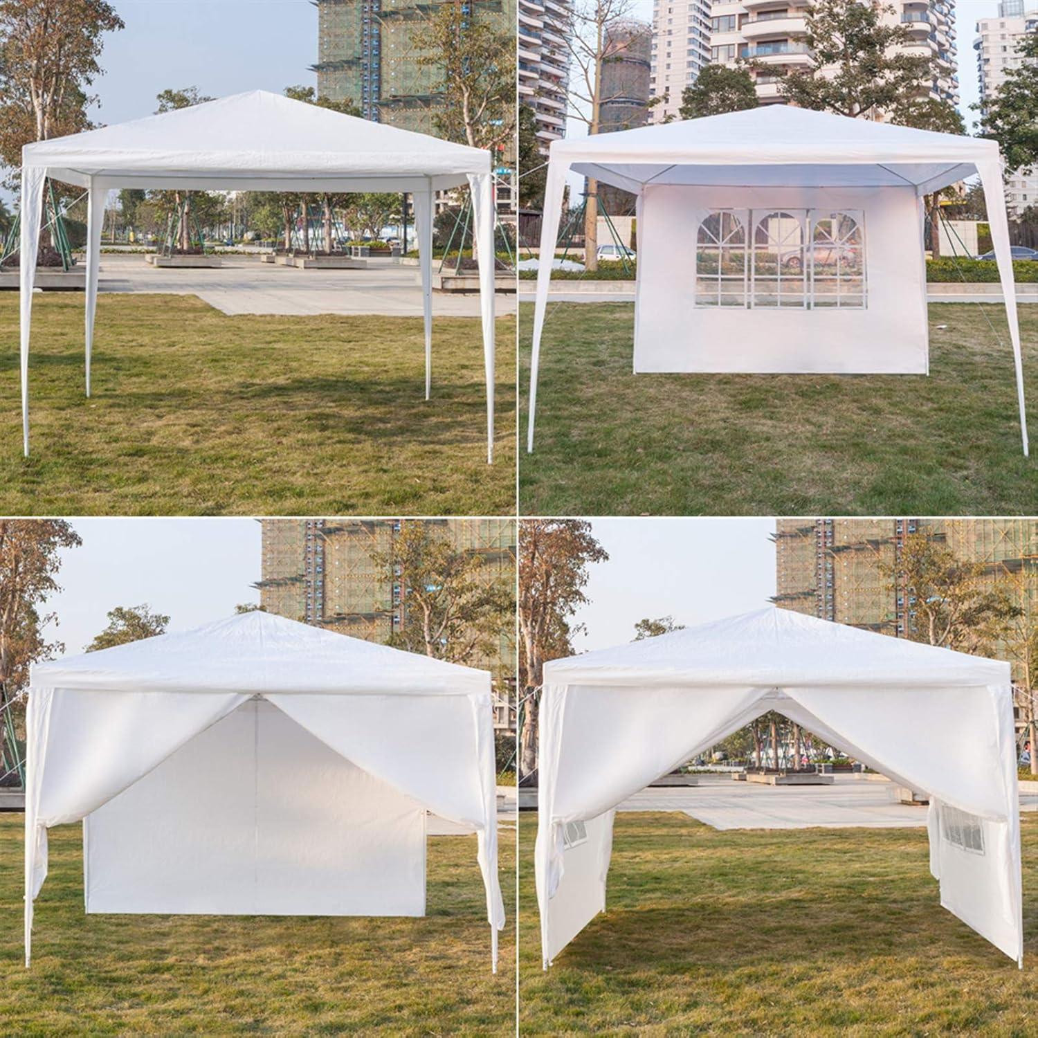 Carpa 3x3m ACLULION Blanca con 4 Paredes para Eventos