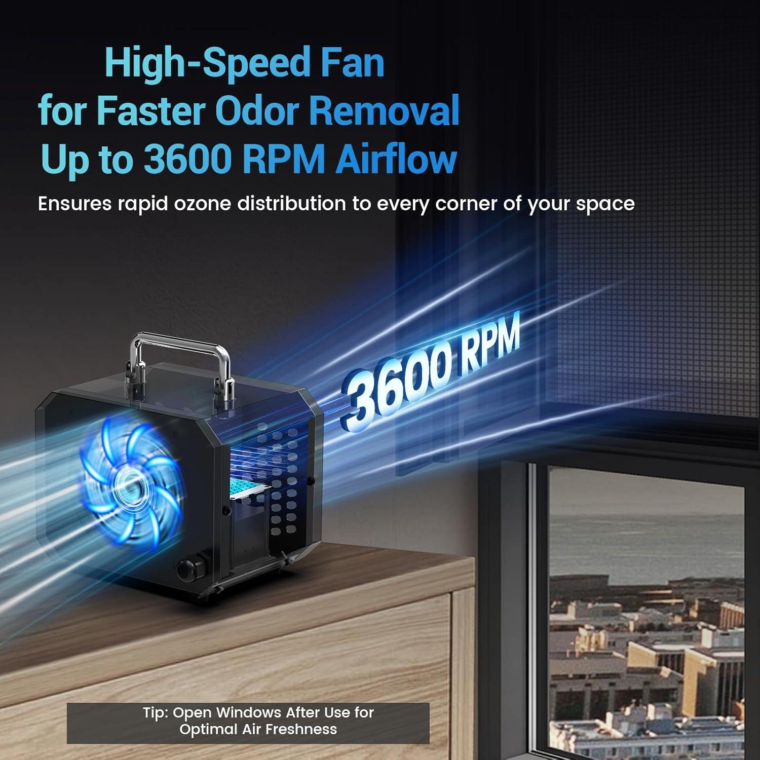 Generador de Ozono PowerScale OZA1 60,000 mg/h Compacto