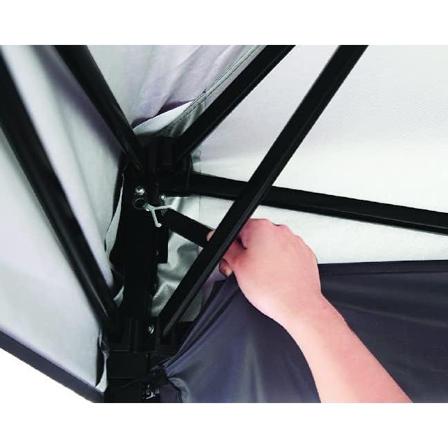 Sun Wall / Shade Wall Sidewall for 10 x 10' Straight Leg Gazebo / Canopy / Tent, Dark Grey (Sun Wall Accessory Only. Gazebo Not Included.)