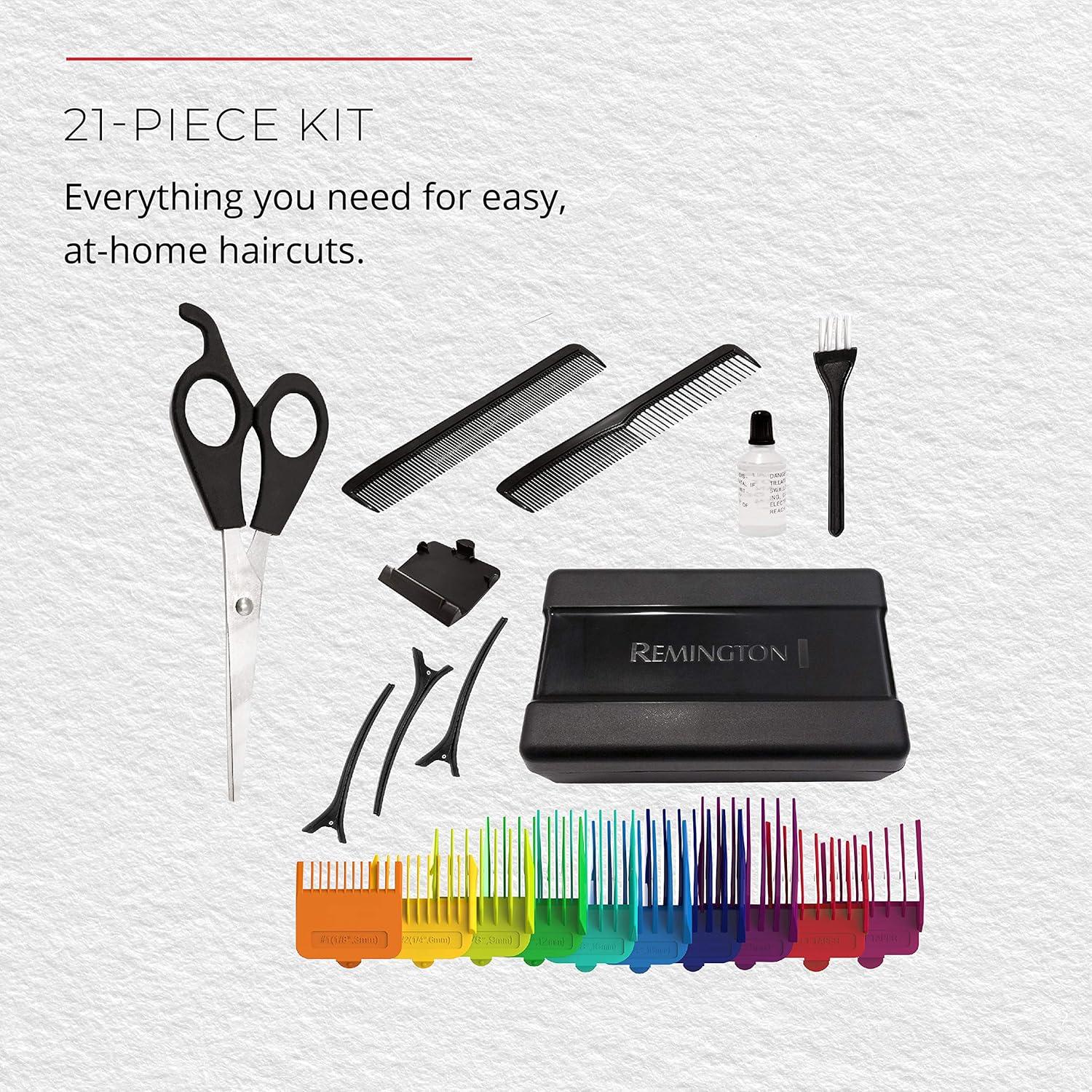 Kit de Corte de Cabello para Niños Remington 21 Piezas