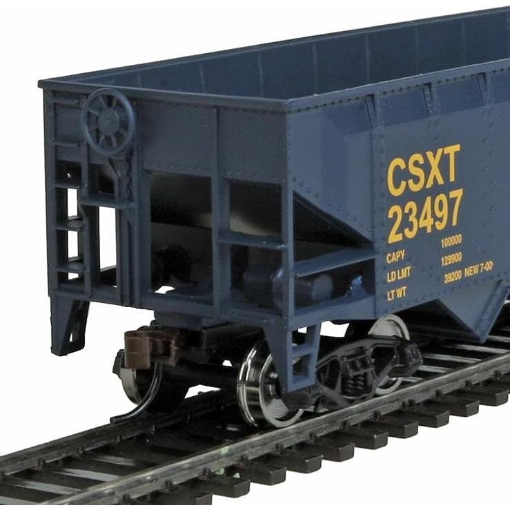 Vagón Volcador Offset Walthers HO CSX 109,5 g Detalles Realistas