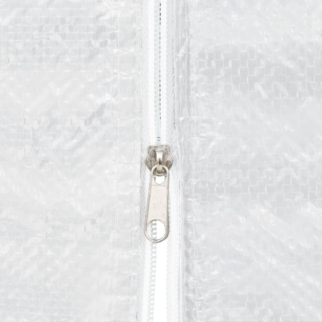 Pared Lateral para Carpa de Fiesta MNISDFL 2 Piezas PE Blanca