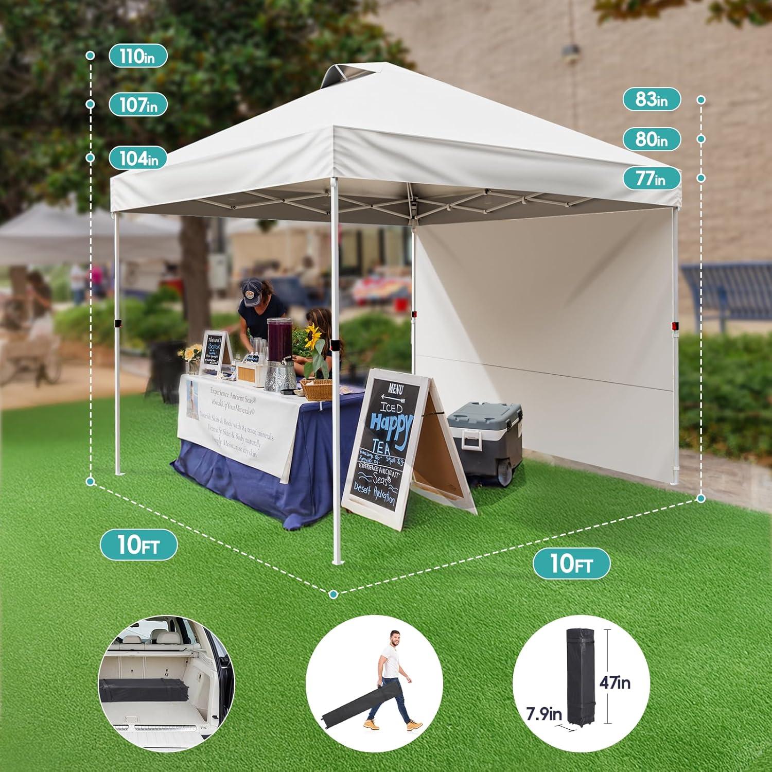 Carpa Canopy Pop Up SPECILITE 3.05x3.05m Impermeable Blanca