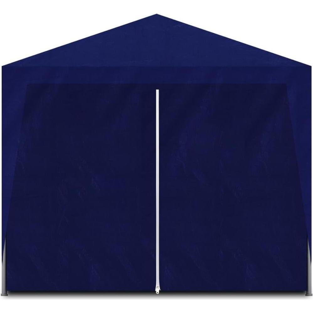 Party Tent 10'x20' Blue,10' x 20' HeavyDuty Party Tent with Sidewalls and Windows for Outdoor Events and Gatherings Outdoor Structures, Outdoor Canopies Gazebos