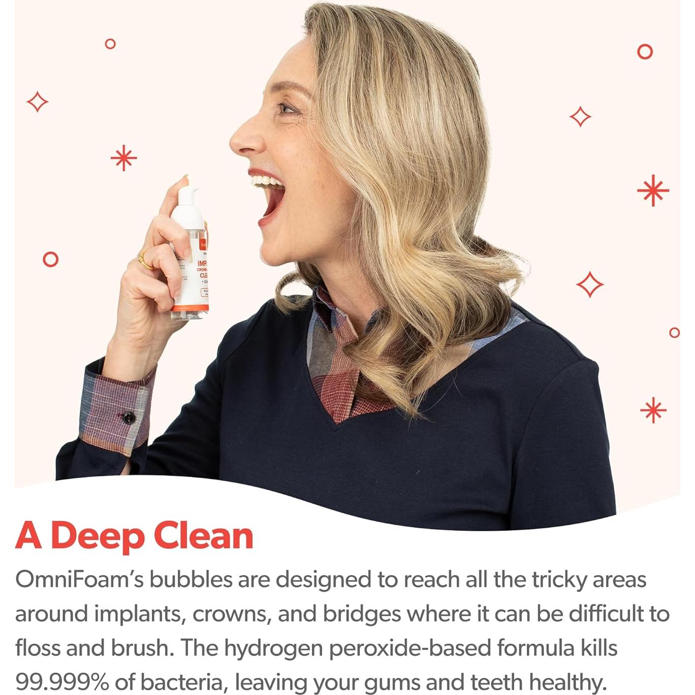 Eversmile OmniFoam Limpiador Dental Espuma 2x50ml