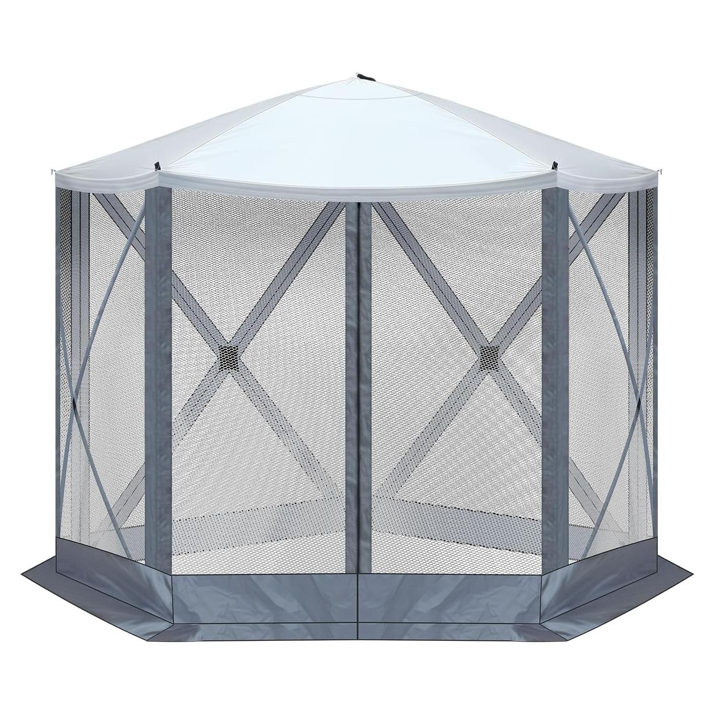 Carpa Plegable 3x3m ATGHYURT Impermeable con Paredes de Malla