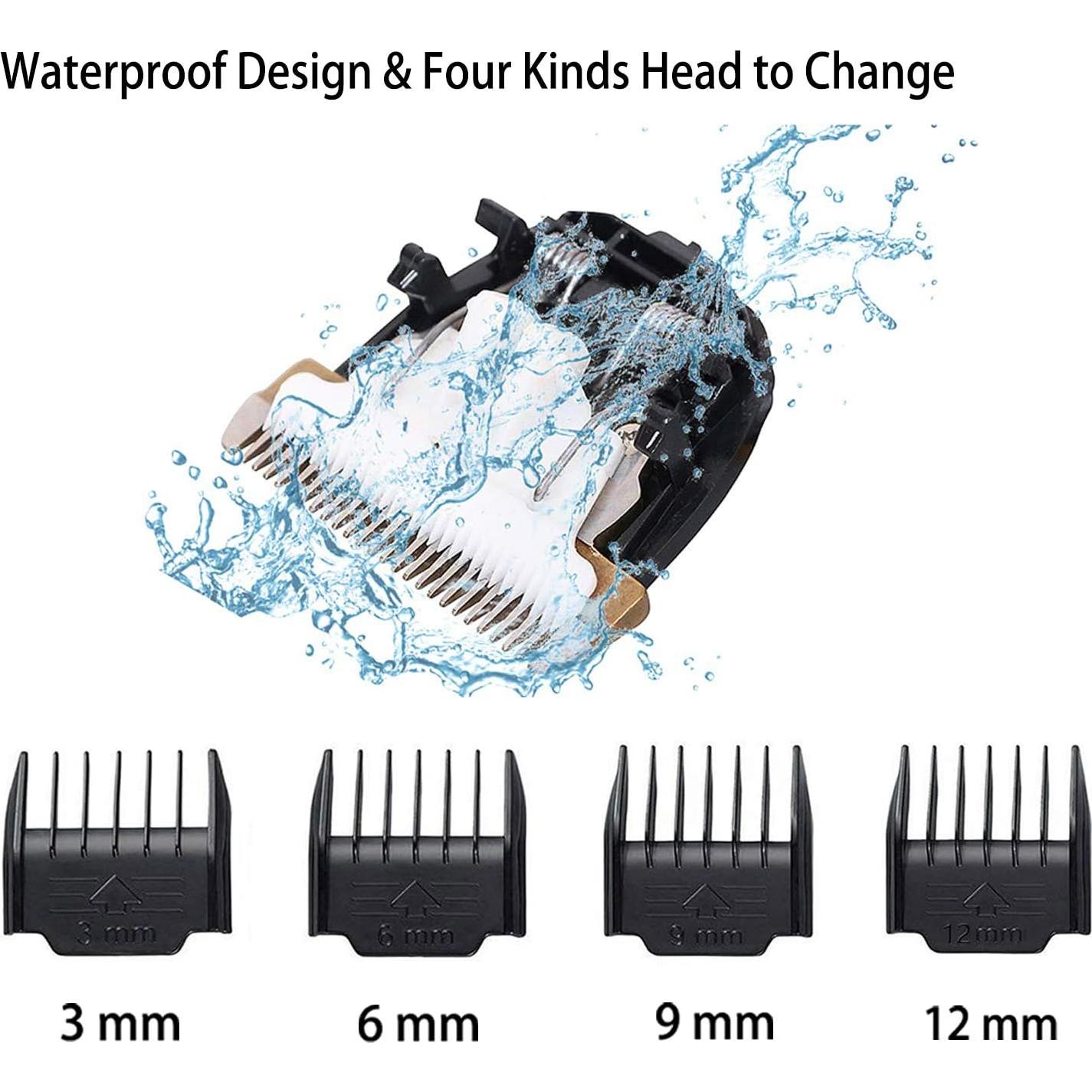 Cortapelos Eléctrico Silencioso para Mascotas Highdas Plata