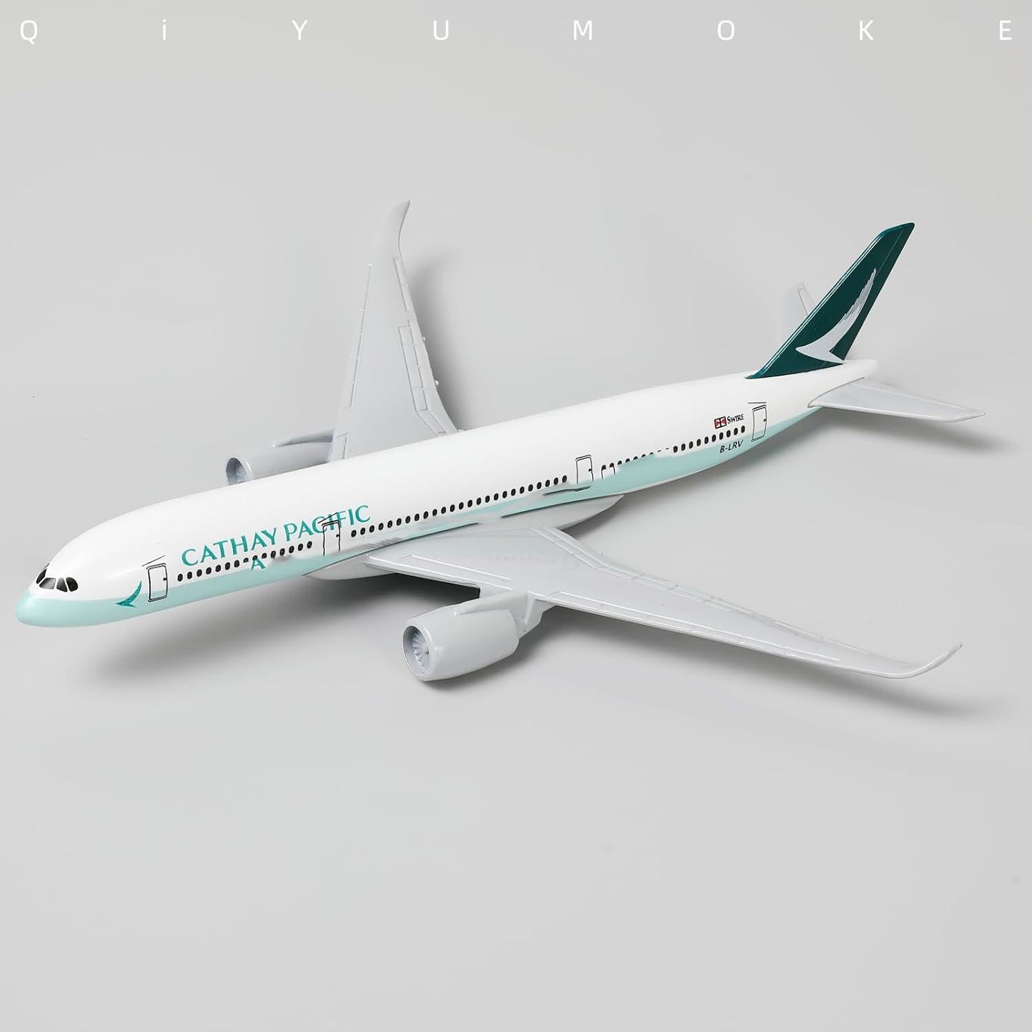 Modelo A350 Cathay Pacific 1/400 Metal con Soporte 15 cm