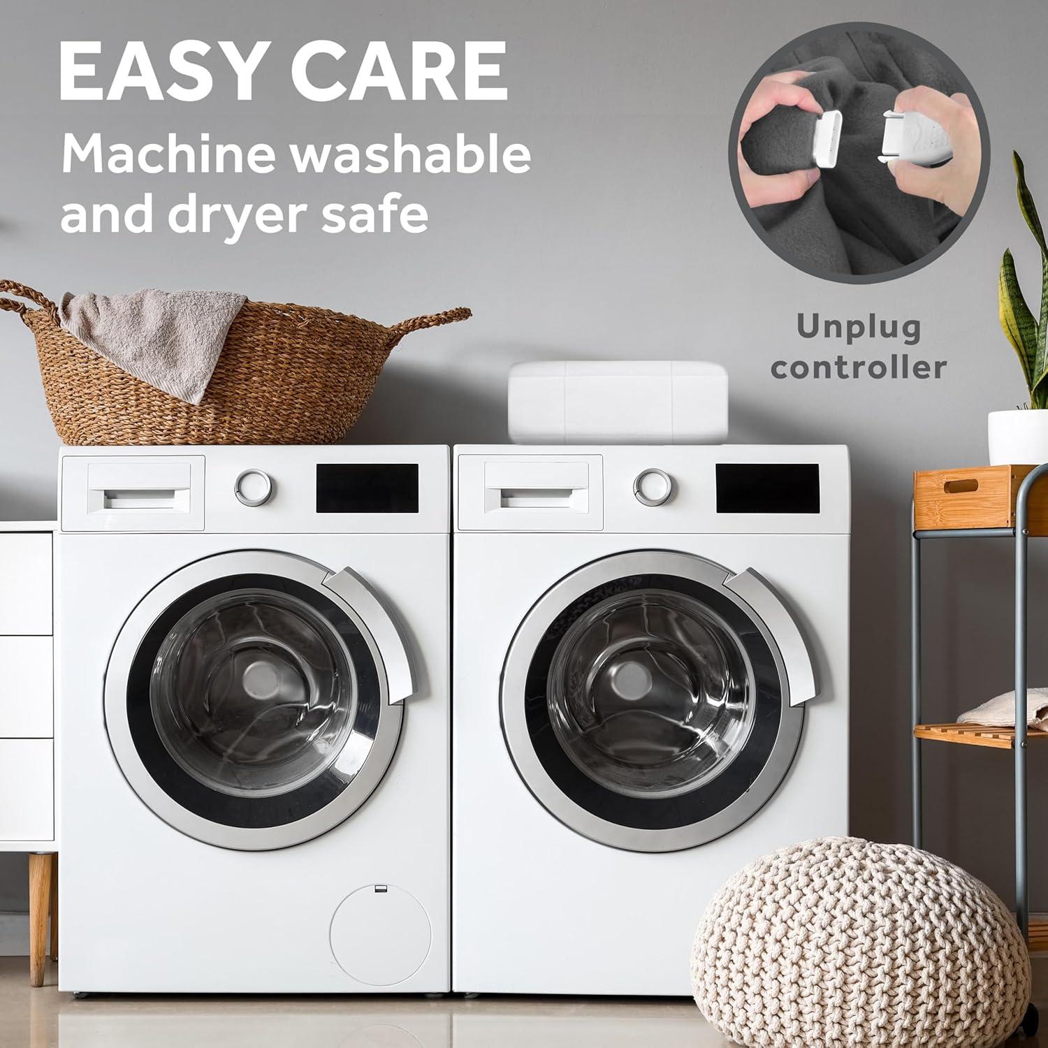 Protector de colchón calefaccionado Sunbeam individual 99x191 cm