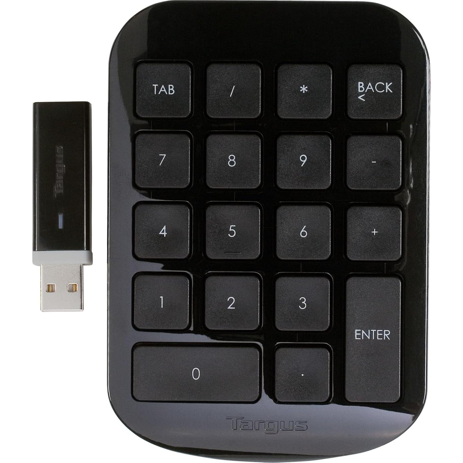 Teclado Numérico Inalámbrico Targus AKP11US, USB, Ergonomía