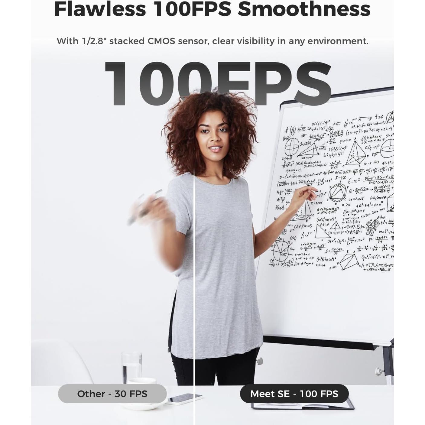 Cámara Web OBSBOT Meet SE 1080P 100FPS AI Verde Aurora