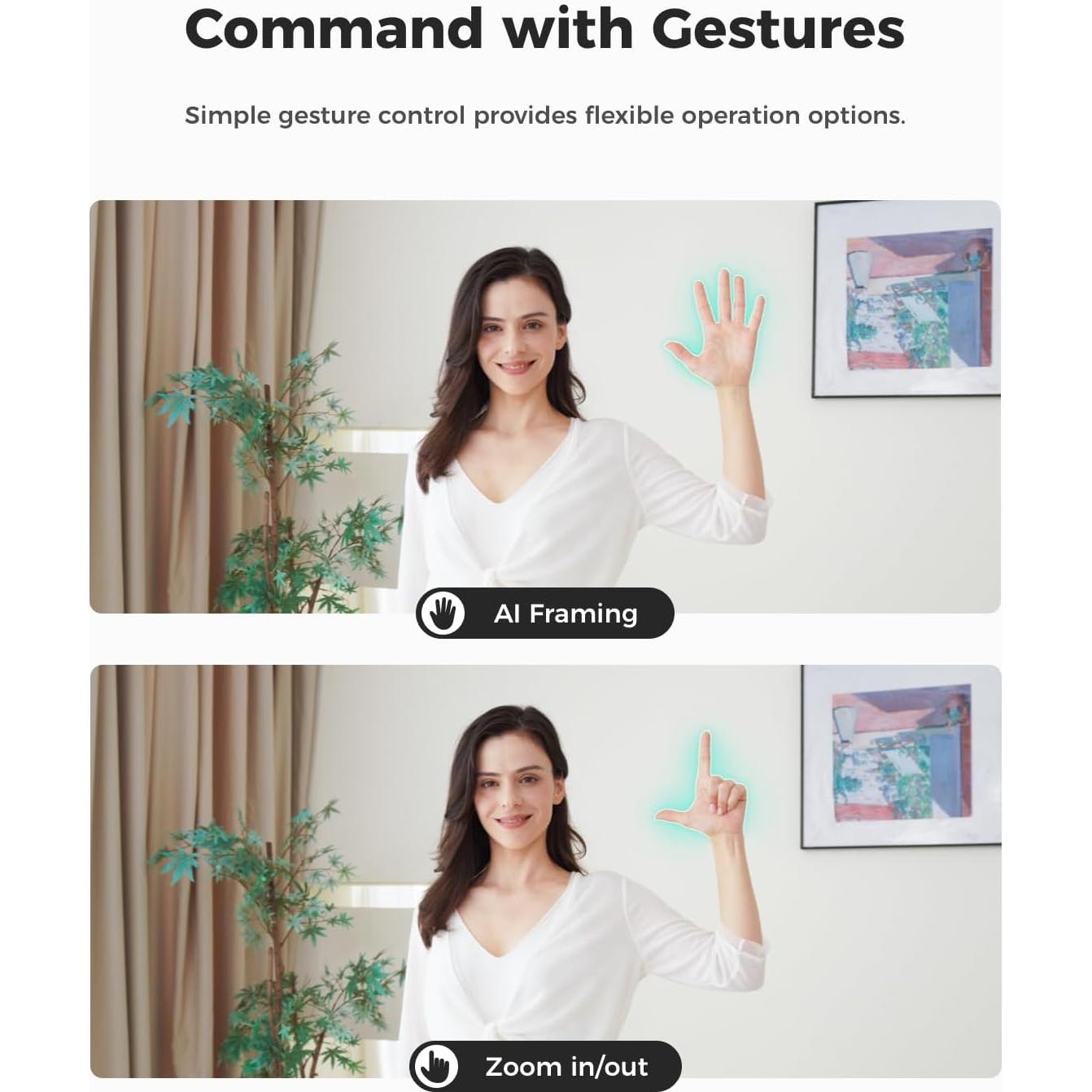 Cámara Web OBSBOT Meet SE 1080P 100FPS AI Verde Aurora