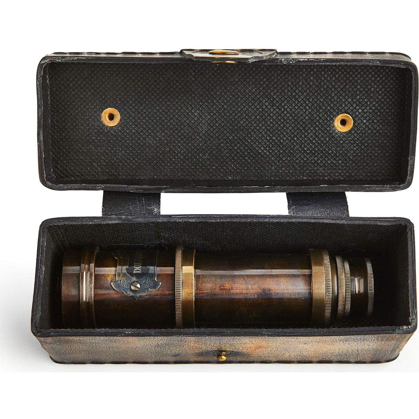 Telescopio Vintage Hecho a Mano Super7One 38 cm Latón