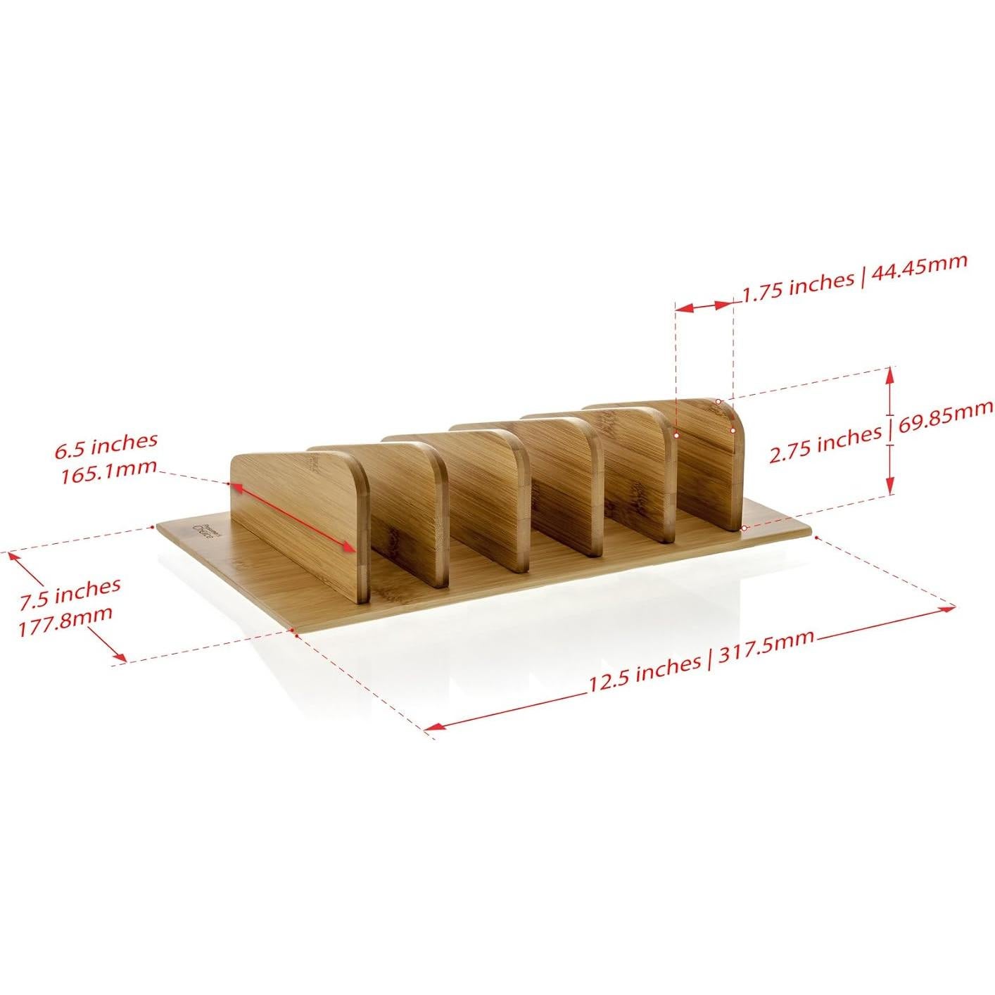 Estación de Carga de Bambú Prosumer's Choice para 5 Dispositivos