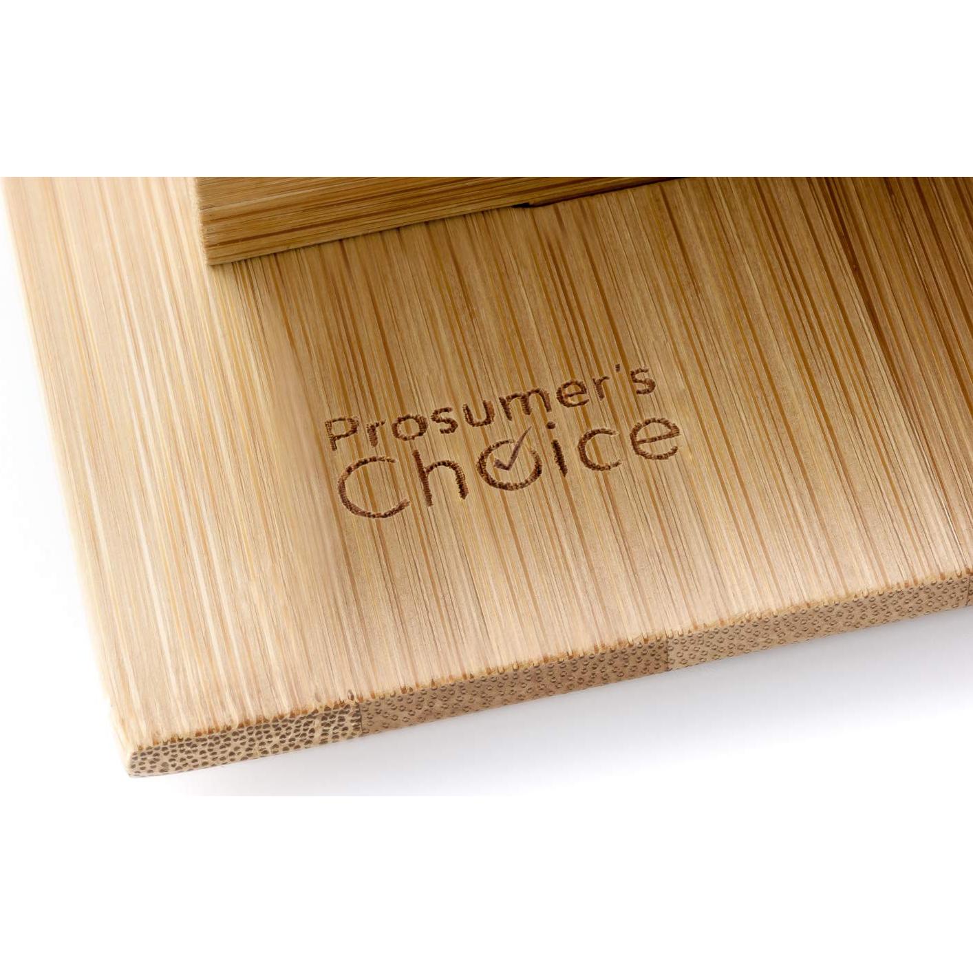 Estación de Carga de Bambú Prosumer's Choice para 5 Dispositivos